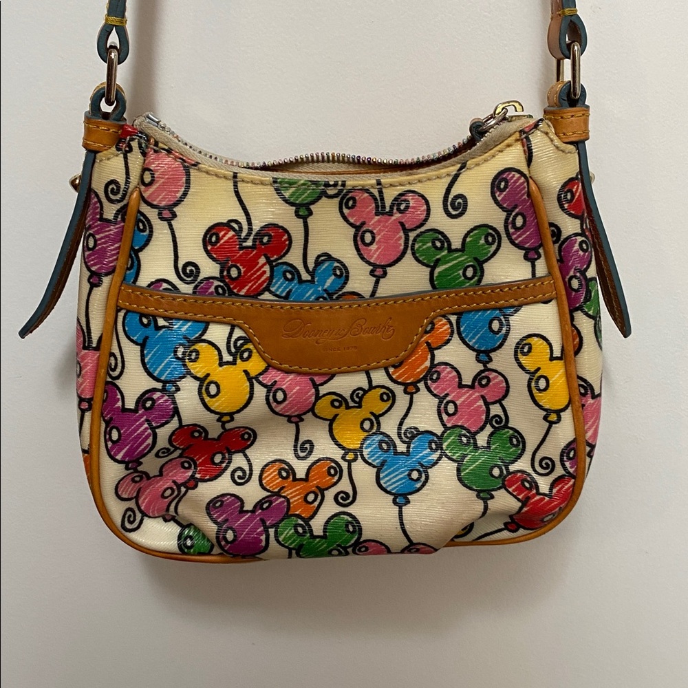 Disney Parks Dooney & Bourke Mickey Balloons crossbody purse